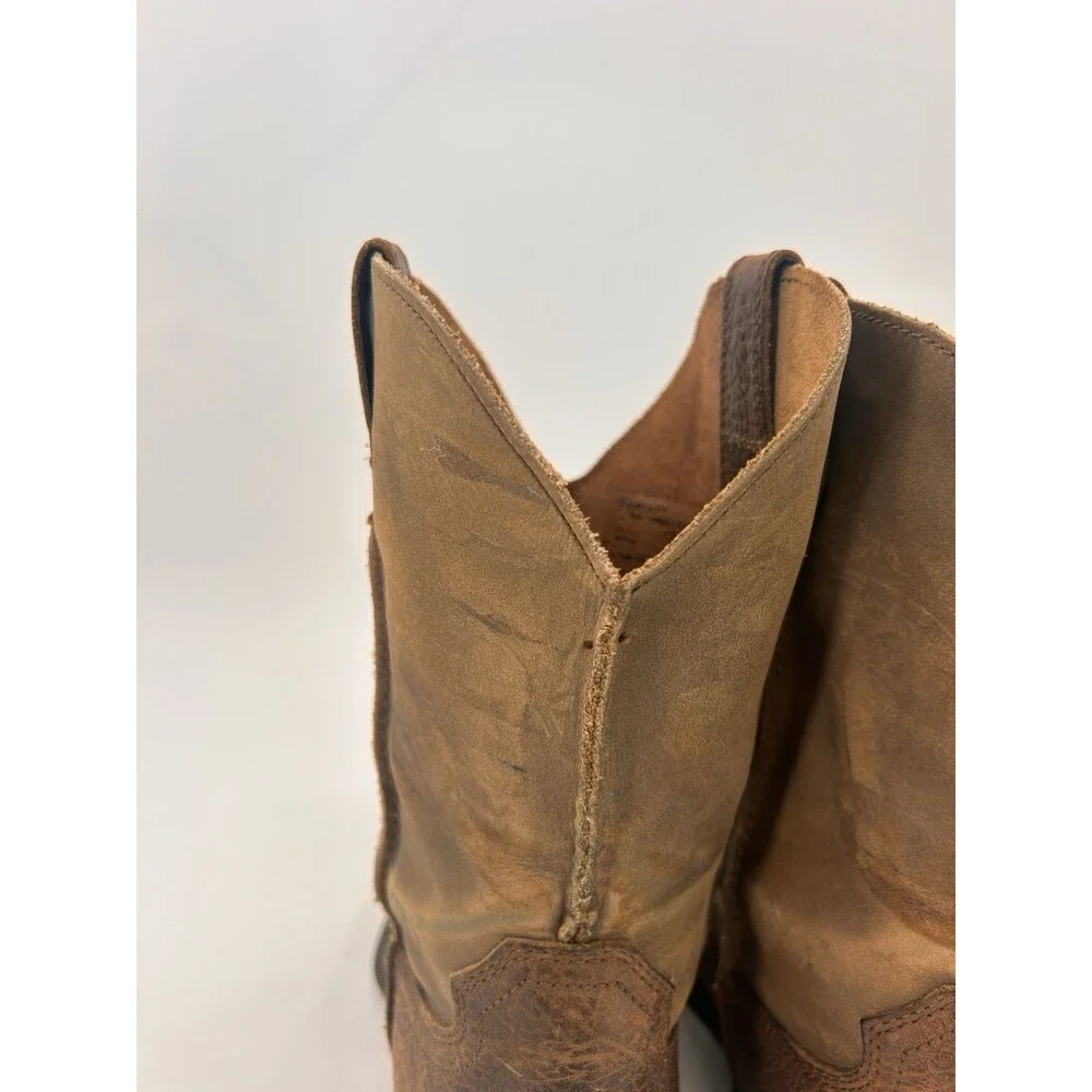 Ariat Rambler Western Boots Brown 2 tone Mens size 11D Square Toe 10002317